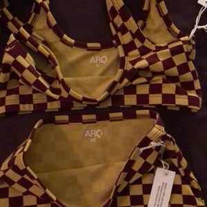 Arq pierrot wide strap bra and undies